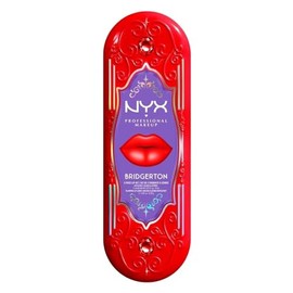 Nyx Professional Makeup, Bridgerton Kit de Labios Tonos Rogue Romance (rojo fresa)  Flirt alert (rojo cálido). Kit de labios. Fórmula vegana.         