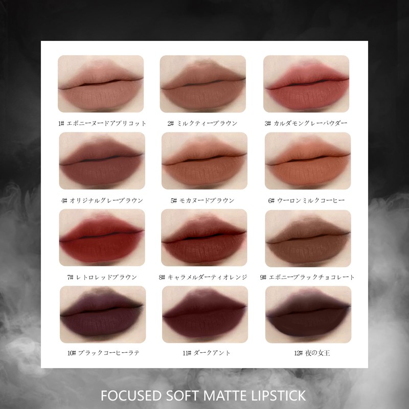 Wirwody Lip Tint, Highly Pigmented, Wear Resistant, Moisturizing Matte Lip,