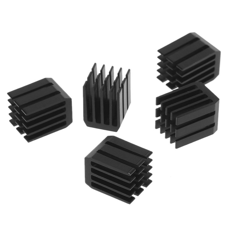 Ranuw 5Pcs/Set 9 * 9 * 12mm Aluminum Cooling Heat