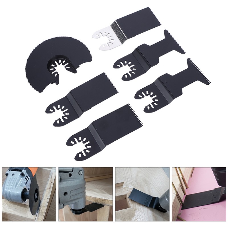 24Pcs/Set Multifunctional Oscillating Blade Saw Cutting Blade for Woodworking Metal