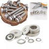 MYLCHBDJ Washer 304 Stainless Steel Flat Washer M2 to M10
