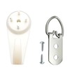 10 Sets Heavy-Duty Picture Hanging Kit, 10 Pack Stainless Steel