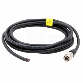 HangTon Hirose 6 Pin Male HR10A-7P-6P to Open End Flying Cable for Nikon Topcon Trimble Sokkia Pentax Surveying Instrument (Straight 6 Pin 10m)