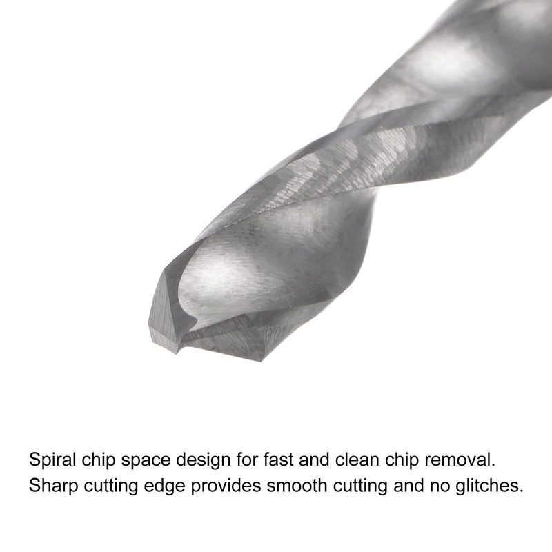 sourcing map Solid Carbide Drill Bits, 4.1mm C2/K20 Tungsten Carbide