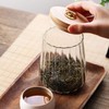 ANSQU Glass Jars Coffee Nuts Canister Airtight Storage Jar Petal