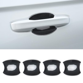 DLOVEG Exterior Door Handle Bowl Cover Compatible for Honda CRV 2023 2024 2025 Accessories for Honda CR-V 2023 2024 2025 Door Handle Bowl Scratch Protector Carbon Fiber