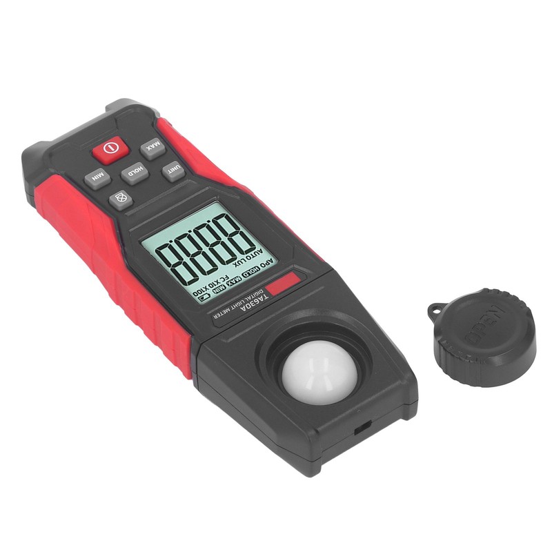 Digital Illuminometer High Accuracy 200000 LX Range 0.1LX Resolution Luxmeter
