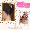 KAMIHO Hair Rubber Non-marking Leopard Pattern Midome Stylish Hair Accessory