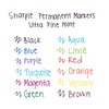 Sharpie 2065411 Ultra Fine Point Permanent Markers - Black (Pack