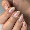 SXVME French Press on Nails Almond Shape False Nails with