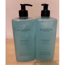 Pecksniff's (2-Pk) PECKSNIFF'S ENGLAND SANDALWOOD & VANILLA Moisturizing Fragrance HAND WASH
