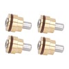 4 Pcs Joystick Handle Foot Valve High Hardness Good Sealing