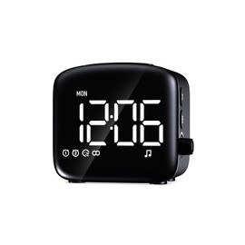 Easysleep Digital Wake Up Alarm Clock with Big LED Display 27 Soothing Sounds Lound Sunrise Clock Dual 3 Alarms Memory Snooze Setting 4 Brightness for Deep Sleepers Adults Teenagers Kids