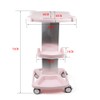Salon Trolley Stand - Aluminum Alloy + ABS Salon Rolling