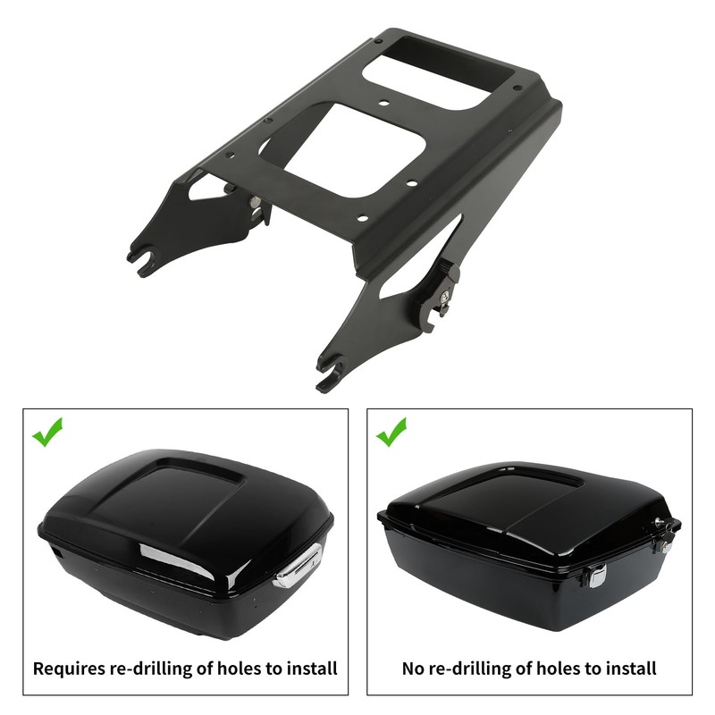 TCMT Detachable Two Up Trunk Mounting Luggage Rack + 4