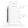 Friendly Fox Magnetic Notepad, 1 x Magnetic Fridge Pad with