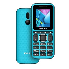 BLU Z4 Music Z250 GSM Unlocked 1.8" Dual Sim | FM Radio | Flashlight | VGA Camera (Cyan)