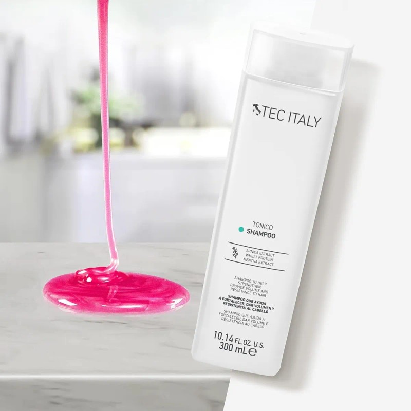 Shampoo Tec Italy Tnico Aporta Volumen Y Resistencia 300 Ml