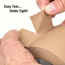 Gaffer Power Real Professional Premium Grade Gaffer Tape Made in The USA - Heavy Duty Gaffers Tape - Non-Reflective - Multipurpose - Better Than Duct Tape! (3 Inch x 30 Yards, Tan)