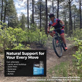 Muscle Rehab Arnica Infused USP Epsom Salts for Soaking for Pain, Muscle Recovery Magnesium Bath Soak with Essential Oils, and Turmeric - Ease Tired Muscle & Joint Soother, Foot Baths 29oz (2 Packs)