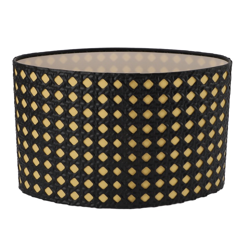 Lampshade Oval Shaped Hollow Metal Carved Compatible E27 E14 Caliber