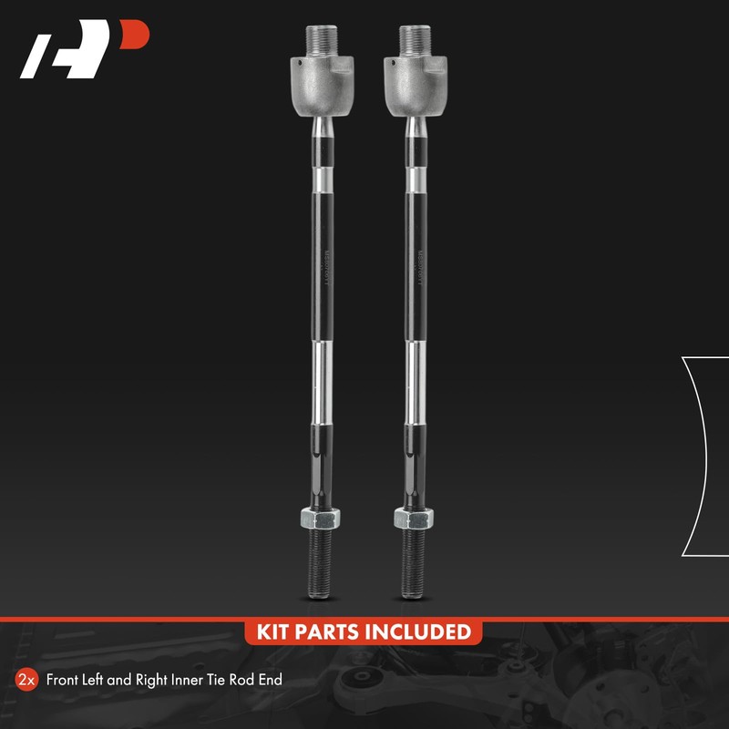 A-Premium 2 x Front Inner Tie Rod Ends, Compatible with