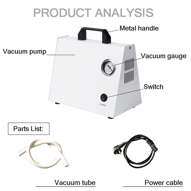 Mini Oliless Lab Vacuum Pump Oil Free Air Pump Industrial