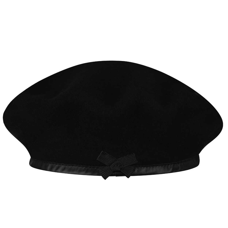 Kangol Monty® Wool Beret - Black/S Black, Small