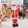 Inflatable Christmas Old Man Model with Gift Bag in Hand