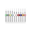 Set of 10 (0.1_1.0) PCB Carbide Precision Drill Pearl Drill