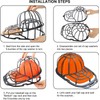 Hat Washer Baseball Cap Cleaner Machine Washing Cage Holder Frame