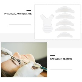 Healifty Juego de Almohadillas de Silicona para Permanente y Levantamiento de Pestañas Transparentes Forma Reutilizables 40 Piezas para Maquillaje Profesional y Uso Salón