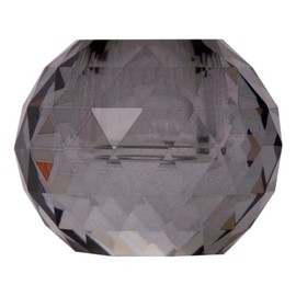 Crystal Holder Smoke Grey 4.5 x Diameter 6 cm