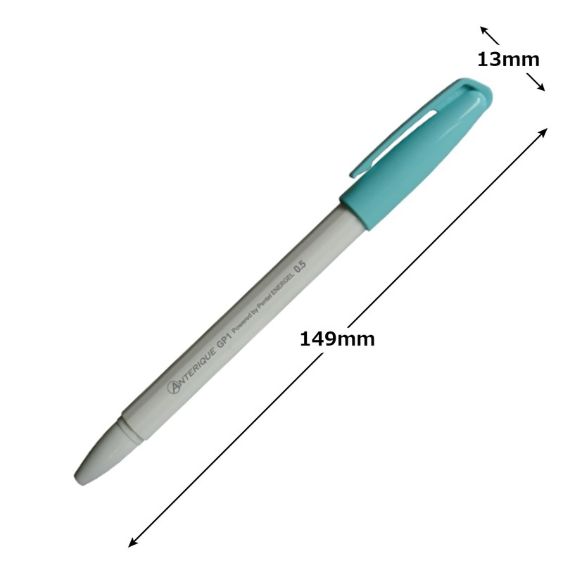 Antelic GP1-5MGSW Gel Ink Ballpoint Pen, 0.5mm, Mint Green x