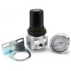 THB 1/4" Mini Air Pressure Regulator for Compressed air Compressor w/Gauge