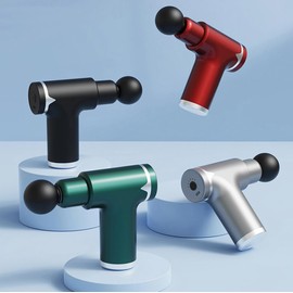 Coverzone Masaj Aleti Motorlu 20W Derin Doku Kas Masaj Tabancası 6 Kademeli Masajı Type-C Hızlı Şarj Girişli 4 Farklı Masaj Başlıklı F830 Gri Renk (Gri)