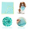 Dog Bandana, 2PCS Washable Adjustable Cotton Triangle Dog Bandanas Scarfs