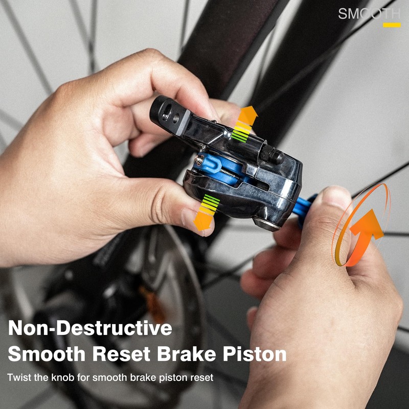 JJZOUEN LiLioo Bicycle Brake Caliper Tool, Bike Disc Brake Pad