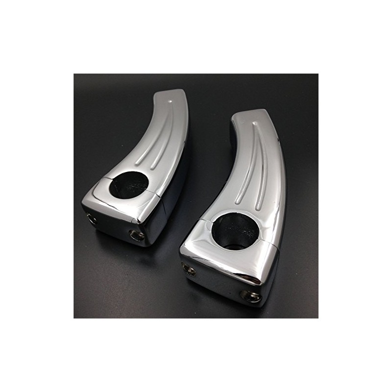 SMT-4.5" Chrome Pullback Handlebar Pullback Risers Compatible With universal bikes