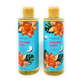 Hawaiian Beach Body & Bath Oil 7.5 fl oz/222ml (Pack of 2)