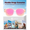 BIRCEN Polarized Fit Over Sunglasses: Wear Over Glasses Sunglasses Wrap