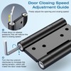 Ranbo 3 Inch Heavy-Duty 304 Stainless Steel Double Spring Hinge,