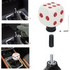 Dice Shape Shift Head Resin Gear Shifting Lever Knob Transmission