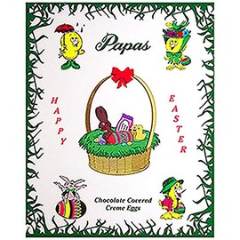 Papas Milk Chocolate Covered Opera Creme Eggs 24ct Box