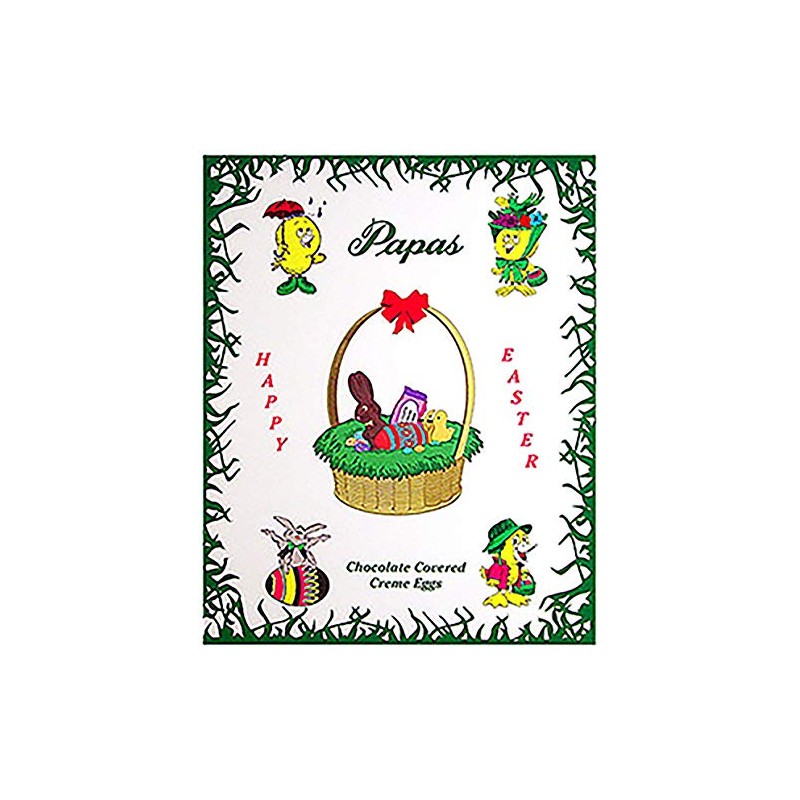 Papas Milk Chocolate Covered Opera Creme Eggs 24ct Box