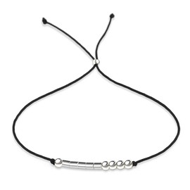 Suyi Morsecode Bracelet Birthday Gifts for Women Sterling Silver Bracelet Birthday Jewellery for 12 13 14 15 16 17 18 19 20 21 25 30 40 50 60 70 80, Sterling Silver, No information,
