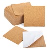 Blisstime 30 Pieces Self-Adhesive Cork Sheets 4"x 4" for DIY