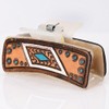 American Darling Beautifully Hand Tooled Women Ladies Hair Band Clip