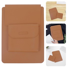 LALAFINA 1set Shock Resistant Laptop Sleeve Bag for Lightweight Pu Computer Carrier Power Supply Pouch Anti-Scratch Design for Travel and Business Use