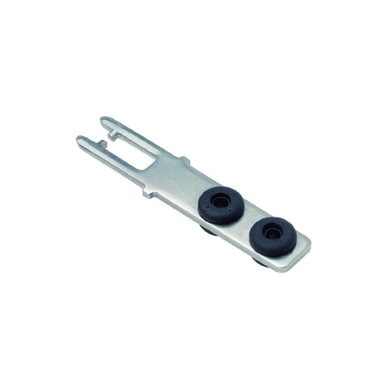 Euchner 70046 Stainless Steel Standard Straight Actuator with Rubber Bush